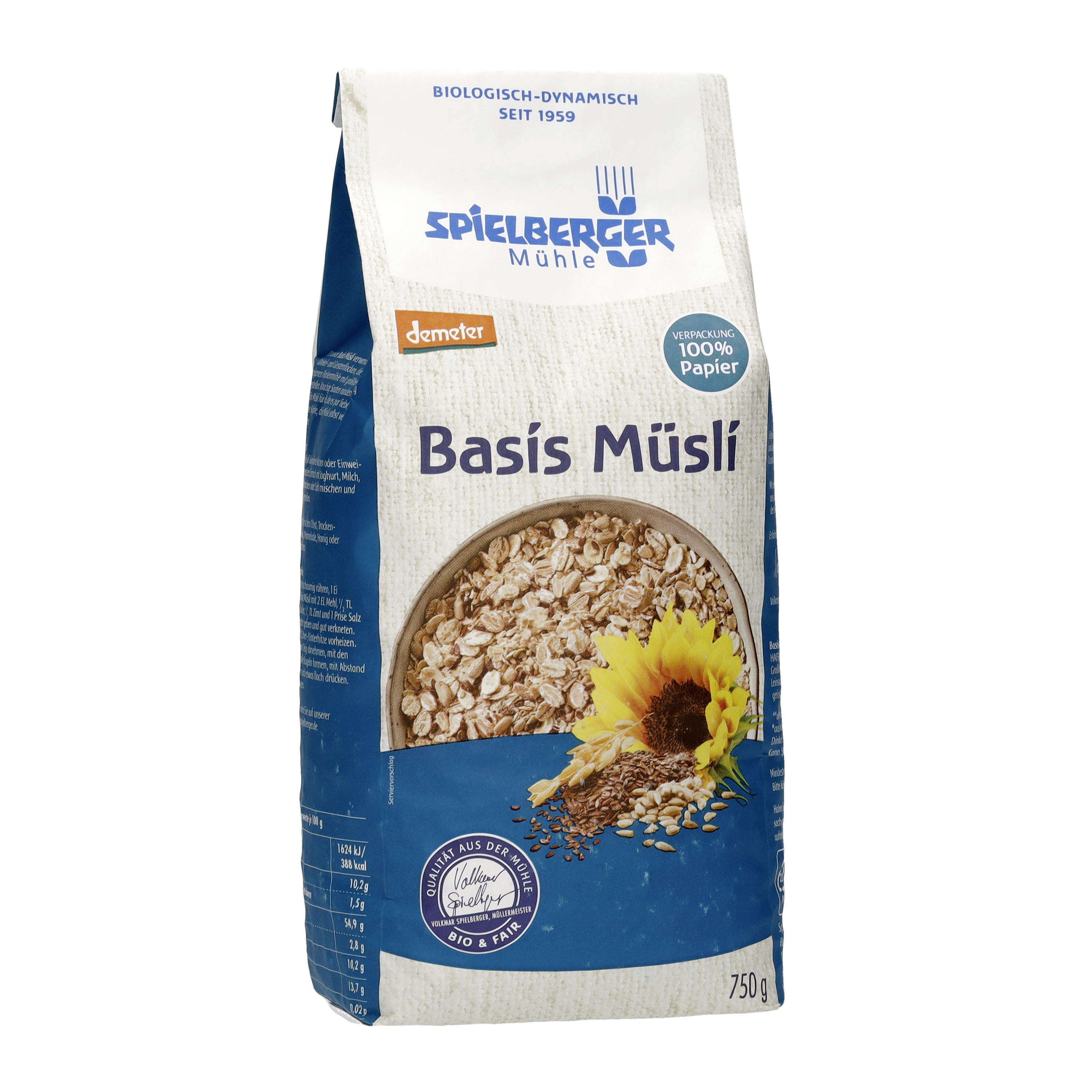 Basis Müsli, demeter - 750g