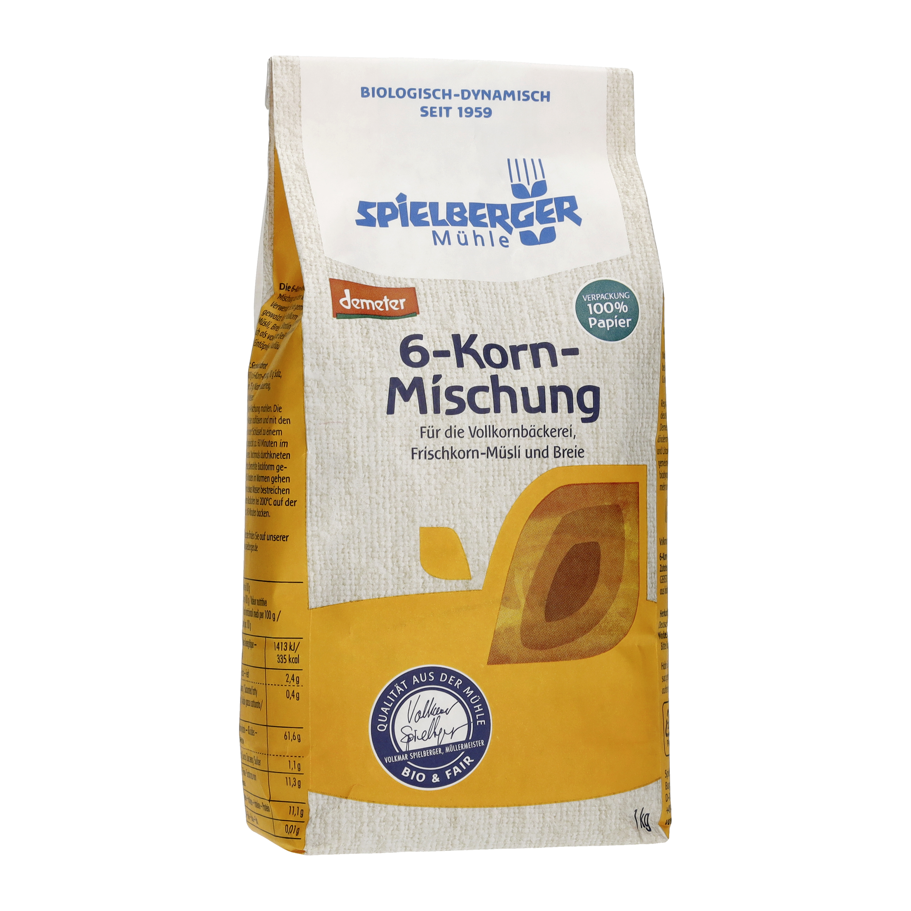 6-Korn-Mischung, demeter - 1kg