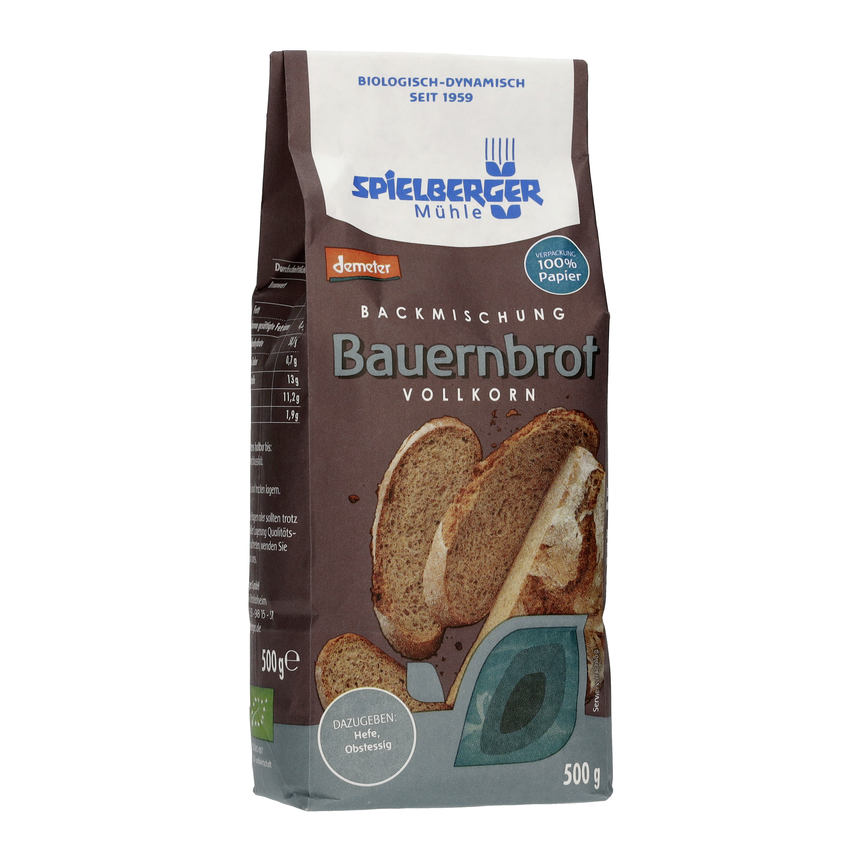 Bauernbrot, Backmischung, demeter - 500g