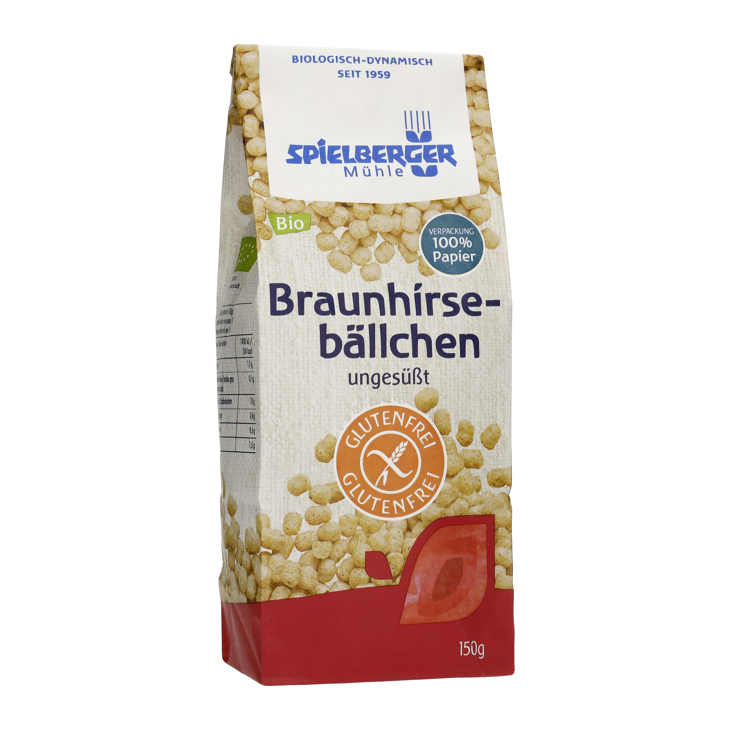 Braunhirsebällchen, glutenfrei - 150g