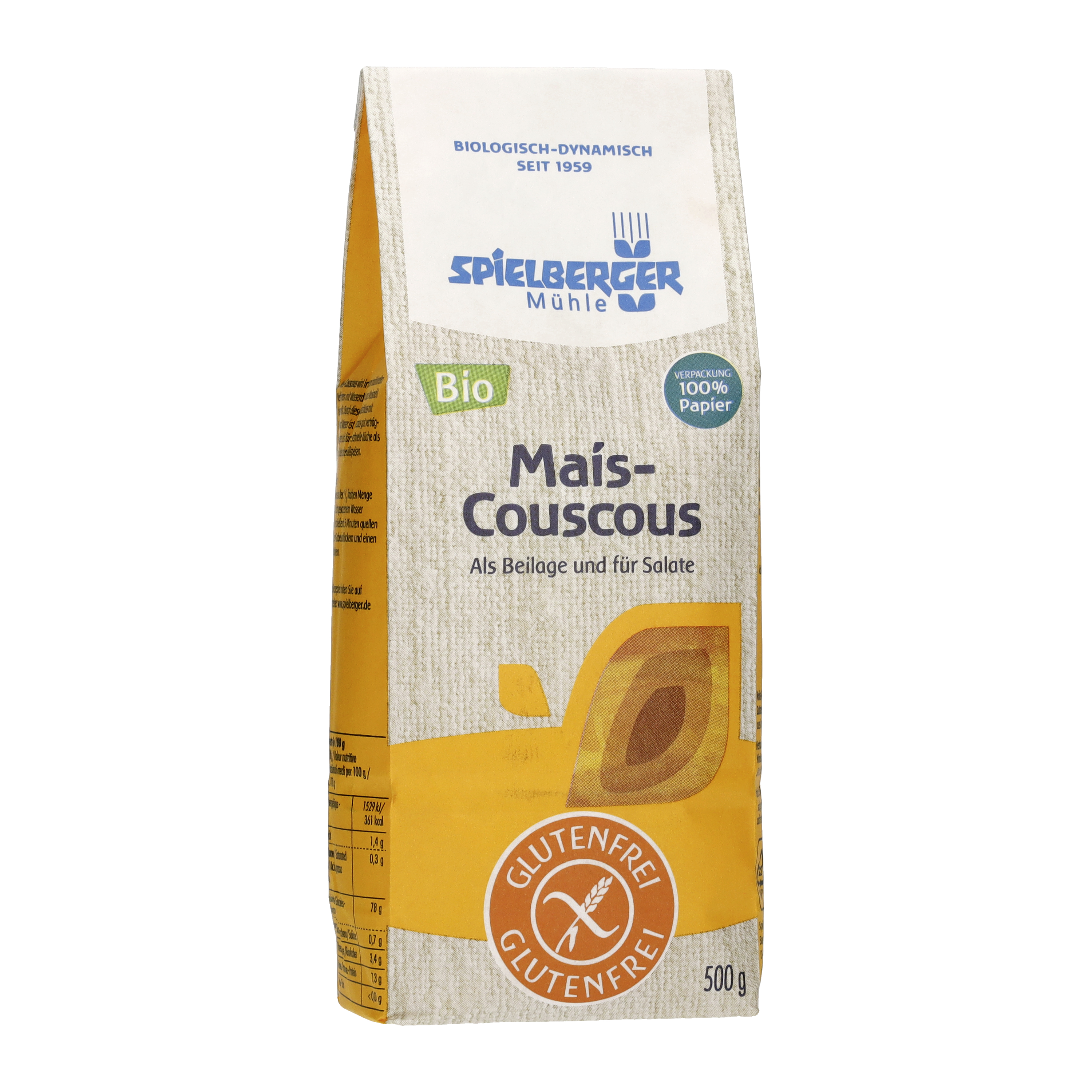 Mais-Couscous, glutenfrei - 500g